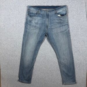 Levis 512 Slim Taper Jeans Mens Light Wash Blue Denim 38x30 (Fits 40x29)